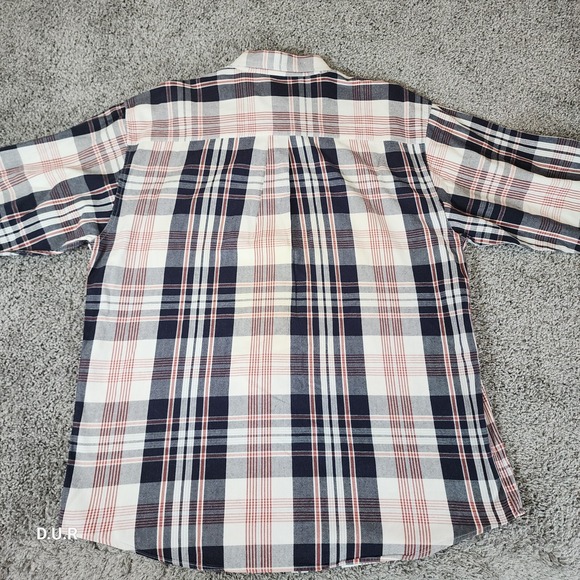 Larro Shirt Mens XL Multicolor Plaid Long Sleeve Western Rodeo Button Down - Picture 7 of 12